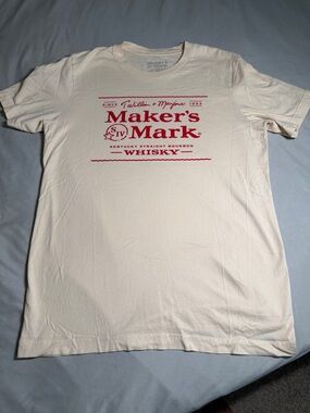 Maker's Mark Cream Short Sleeve Logo T-Shirt